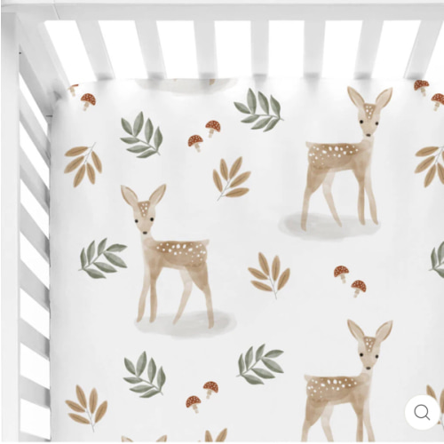 Finley's Fawn Crib Sheet
