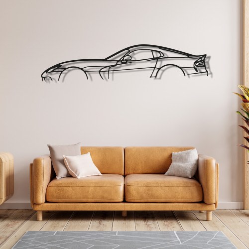 Car Metal Wall Art , Car Silhouette Garage Sign , Car Gift Metal Decor , Car Decor Garage Gift , Car Metal Wall Sign