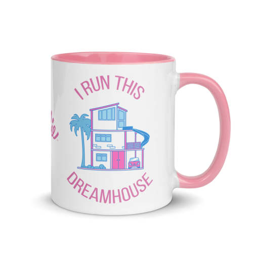 Barbie "I Run This Dreamhouse" White Mug