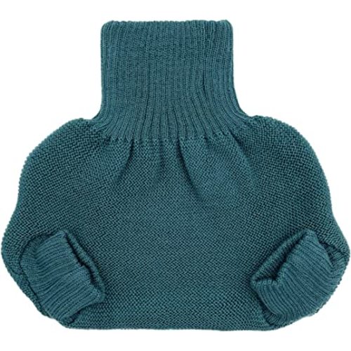 Organic Merino Wool Diaper Cover - Overnight Knit Diaper Cover for Fitted Cloth Diaper