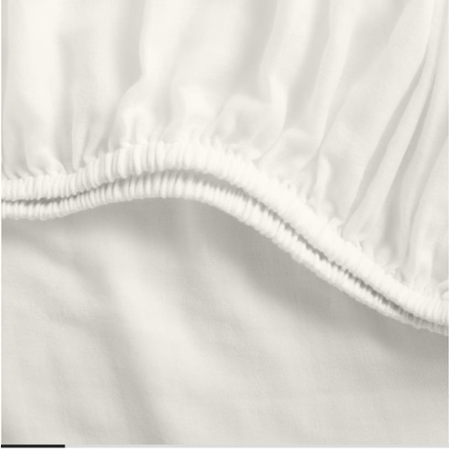 Supersoft Pampas Ivory Organic Cotton Gauze Baby Crib Fitted Sheet