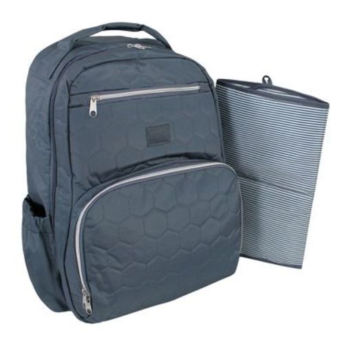 Hudson Baby Premium Diaper Bag Backpack And Changing Pad, Blue, One Size