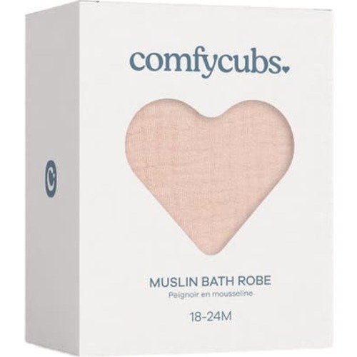 Muslin Bath Robe for Baby and Toddler, 6-12M
