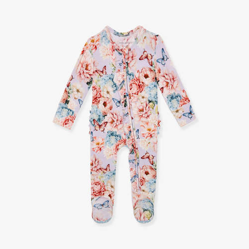 Tindra Footie Ruffled Zippered One Piece