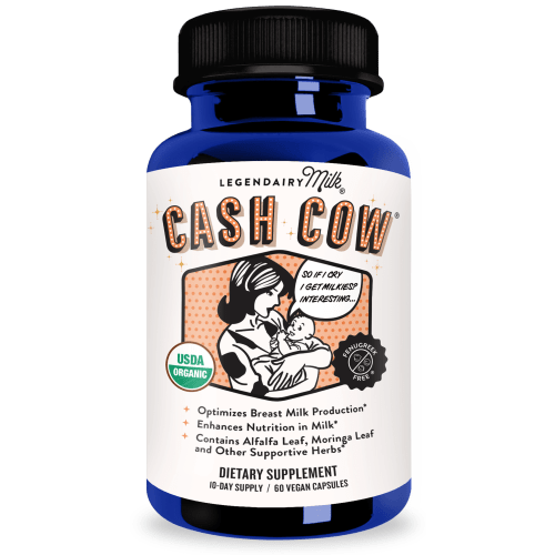 Cash Cow | Breast Milk Supplement for Milk Production & Nutrition | Legendairy Milk