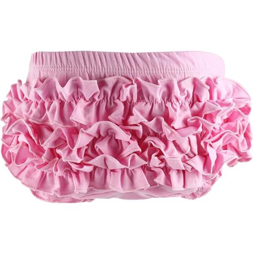 Wennikids Baby Girl's Cotton Diaper Cover Bloomers - Pink