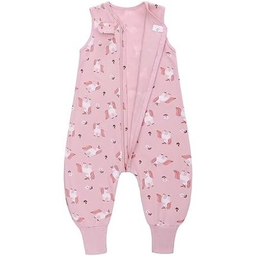 Miracle Baby Sleeping Sack with Feets TOG 0.5 100% Cotton Sleeveless Baby Wearable Blanket Baby Sleeping Bag