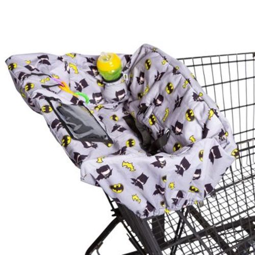 J.l. Childress Dc Comics Shopping Cart & High Chair Cover For Baby To Toddler, Batman