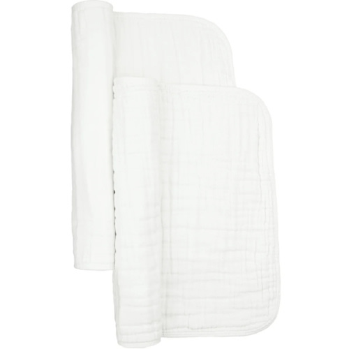 Cloud Muslin™ Burp Cloth 2 Pack - White