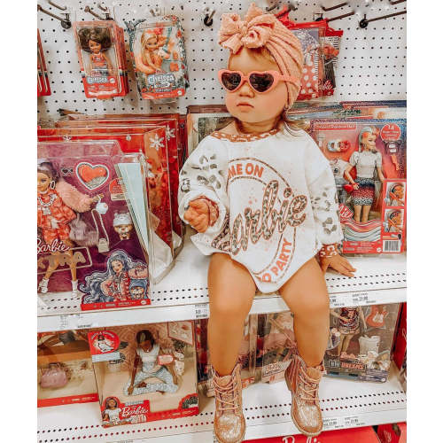 Baby Barbie Print Romper
– Lulububbles