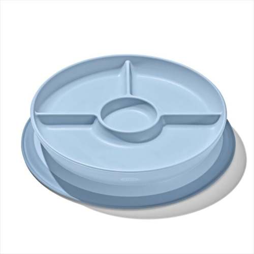 Stick & Stay Suction Divided Plate(color Dusk)