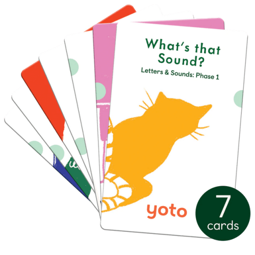 Phonics: Letters & Sounds: Phase 1 - Audio Cards for Yoto Player