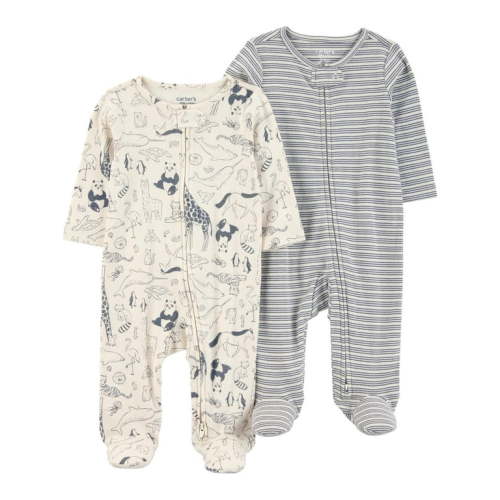Carter's Child of Mine Baby Boy, Sleep 'n Play, 2-Pack, Sizes Preemie-6/9 months