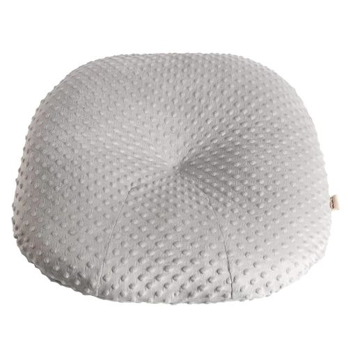 OWLOWLA Newborn Lounger Cover,Minky Removable Slipcover Fits Newborn Lounger for Baby Boy Girl(Silver Gray)