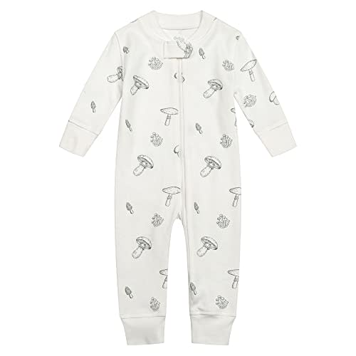 Owlivia Organic Cotton Baby Boy Girl Zip up Sleep N Play, Footless, Long Sleeve
