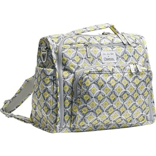JuJuBe B.F.F Multi-Functional Convertible Diaper Backpack/Messenger Bag, JuJuBe & Cheerios Diaper Bag - Good Goes Round