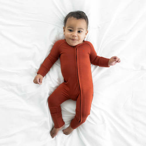 Rust Cozy Zippy - 6-12M