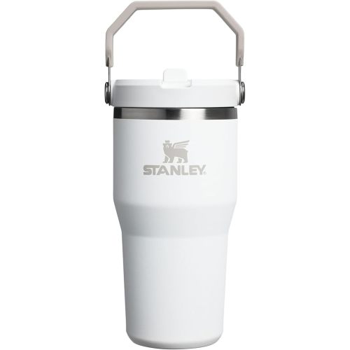 Stanley IceFlow 2.0 Flip Straw Tumbler with Handle 20 oz | Twist On Lid and Flip Up Straw | Leak Resistant Water Bottle | Insulated Stainless Steel | BPA-Free | Frost