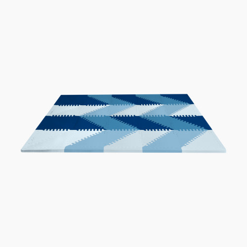 Skip Hop Geo Playspot Foam Floor Tiles - Navy/Cream