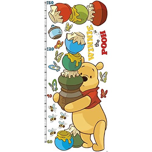 Disney Winnie The Pooh Peel & Stick Inches Growth Chart by RoomMates, RMK1501GC