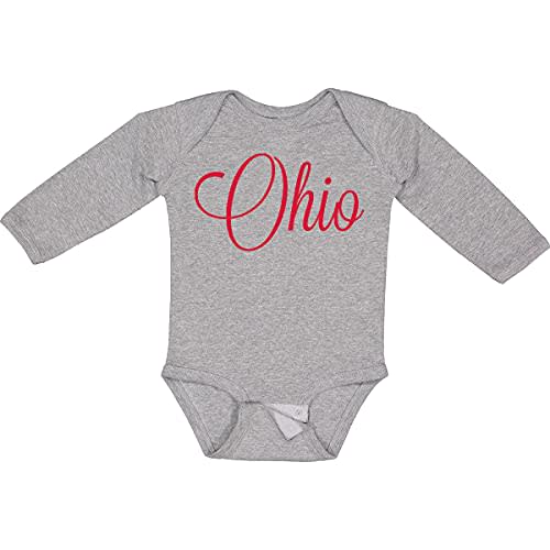 inktastic Ohio Long Sleeve Creeper