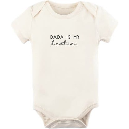 Dada Is My Bestie Organic Cotton Bodysuit, 0-3M