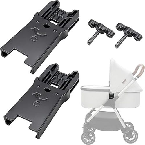 fantovo Connector for UPPAbaby V1/V2/V3 Bassinet to Nuna TRIV Next & Nuna SWIV -Easy to Install, Safe and Durable Adapter to Connect Strollers and Bassinets (2-Pack)