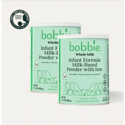 Grass-Fed Whole Milk Infant Formula | Bobbie
