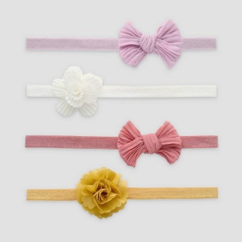 Carter's Just One You®️ Baby Headwrap - 0-12M, Color: White | Yellow | Violet