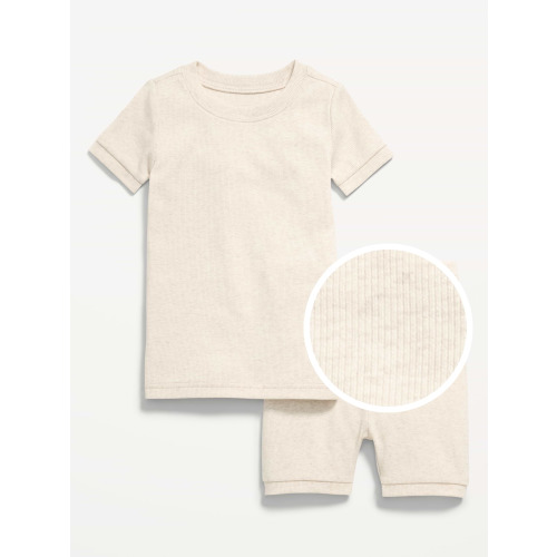 Ribbed Snug-Fit Pajama Set for Toddler & Baby