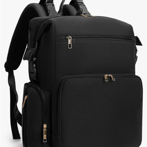 CEI-CEI Sac à dos à langer en néoprène avec matelas à langer, grand sac de maternité pour nouveau-né, sac fourre-tout de voyage avec poches isothermes