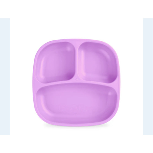 7" Divided Plate | Plastic Divided Dinner Plates | Toddler Plates – Re-Play