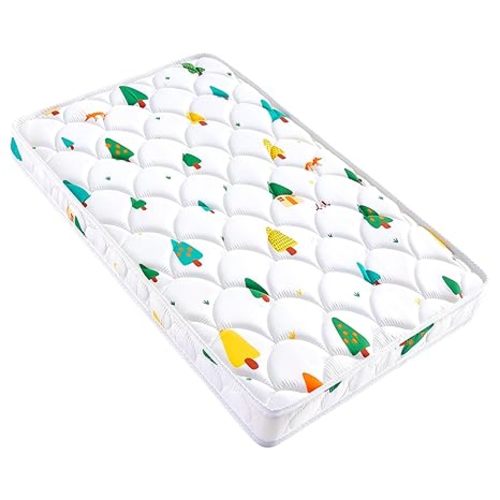 Baby Bassinet Mattress 30 x 20 inches- Firm Support and Comfort Premium Foam,Noiseless and Odorless,Hypoallergenic Small Crib Mattress, Fits Moses Basket, Dual Sided with Soft Breathable Fabric