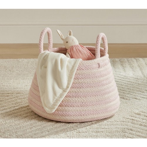Alternating Stripe Beehive Basket