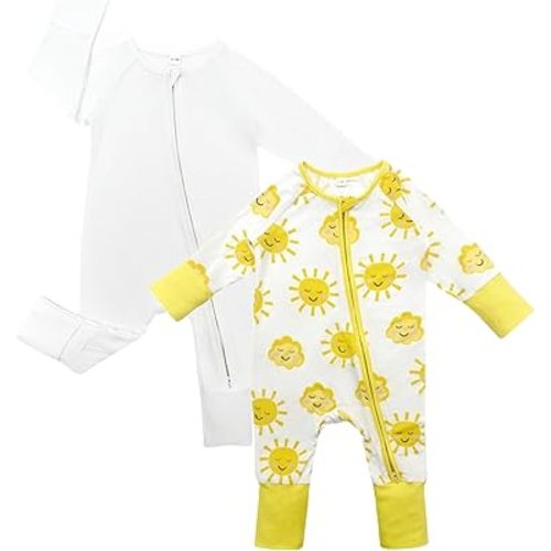 Bow Dream Baby Girl Romper Jumpsuit Bamboo Rayon Baby Clothes Boys & 2 Way Zipper Outfit Baby Clothes for Girls