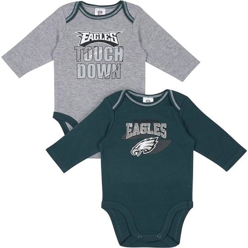 Gerber Baby NFL Team 2 Pack Long Sleeve Onesie Bodysuit