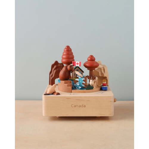 Canada Wooden Music Box