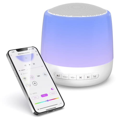 Baby Sound Machine with Night Light, White Noise Machine for Kids and Adults, 34 Soothing Sounds, Customizable Favorites, APP Remote Control, Alarm Clock, Child Lock, Scheduled Sleep Routine : Amazon.com.au: Baby