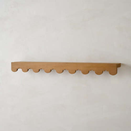 Linnea Antiqued Wood Picture Ledge – Magnolia