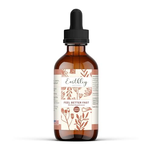 Amazon.com: Earthley Wellness Feel Better Fast, Echinacea Root, Fennel, Astragalus Root, Elder Flower and Cinnamon, New Size (1.69 oz) : Health & Household