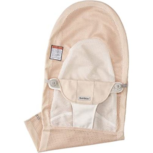 BabyBjörn Extra Fabric seat for Bouncer Balance Soft, Mesh, Pearly Pink/White
