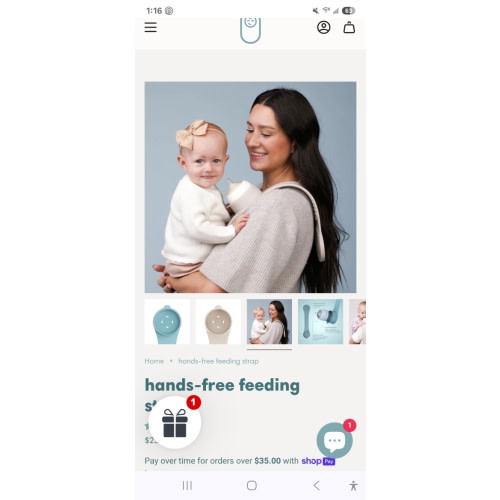 hands-free feeding strap – Babaloo