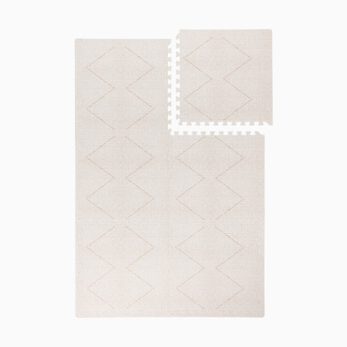 Toddlekind Haven Foam Play Mat | Tulum Collection - Bone, 6X8