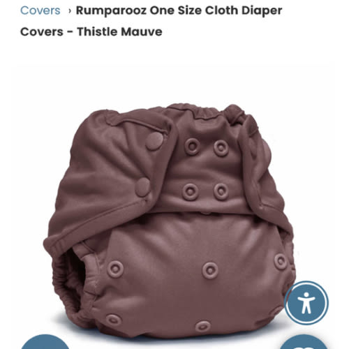 Rumparooz One Size Cloth Diaper Cover - Thistle