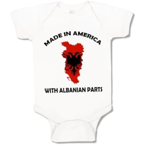 Cute Rascals Baby Bodysuit Made in America with Albanian Parts Boy & Girl Striped Baby Clothes Cotton