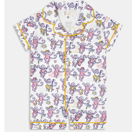 Infant Palm Beach Monkey Polo Onesie