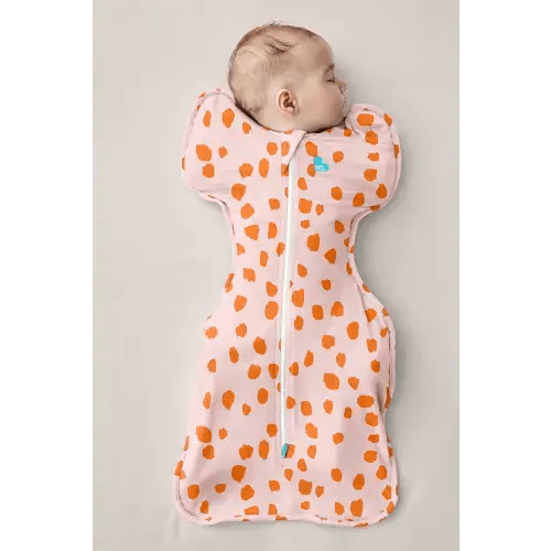 Small - Swaddle Up™ 1.0 TOG Cotton Light Pink Jumbo Animal