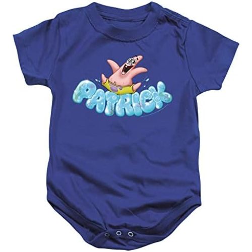 LOGOVISION Spongebob Happy Go Lucky Patrick Unisex Infant Snap Suit for Baby