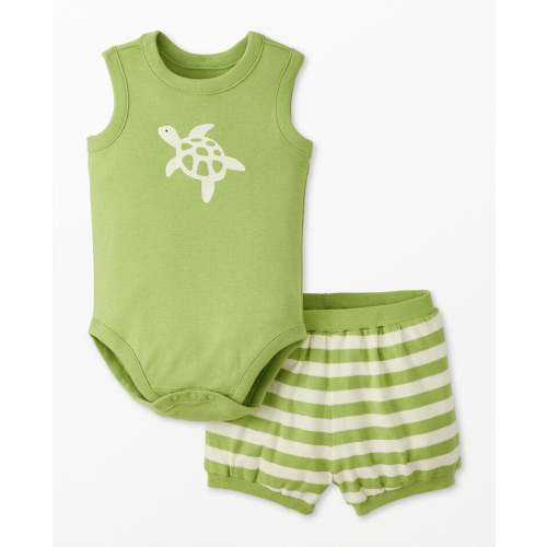Baby Sleeveless Bodysuit & Bloomers Set | Hanna Andersson