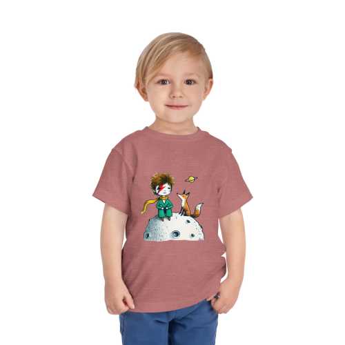 The Little Prince Ziggy Stardust Toddler Short Sleeve Tee  - classic kids book shirt unisex David Bowie